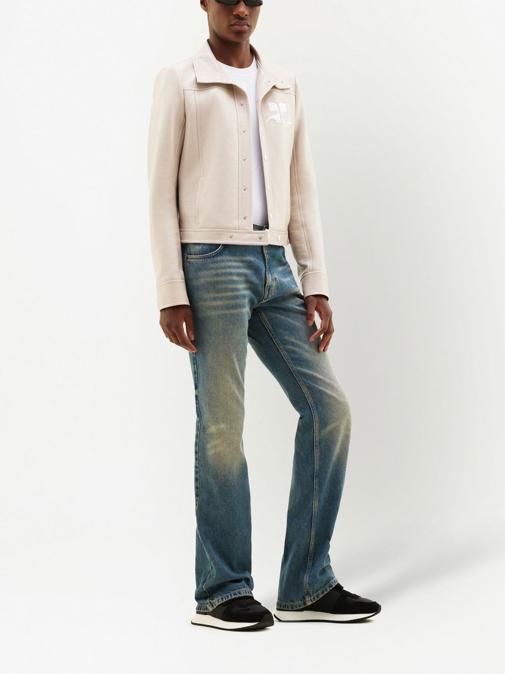Cropped Silk and Nylon Jacket