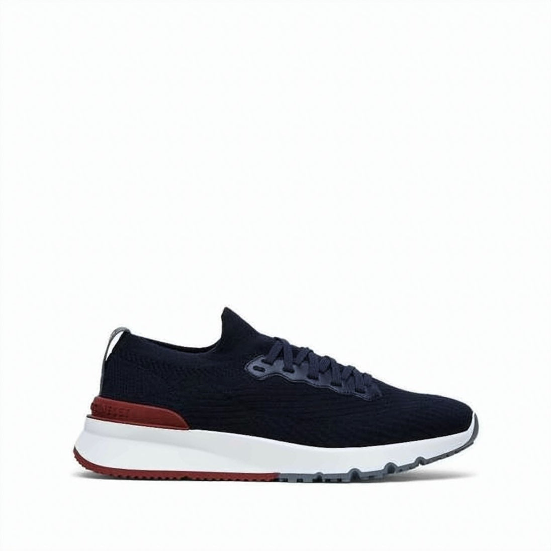 Knitted Upper Sneakers with Textured Sole