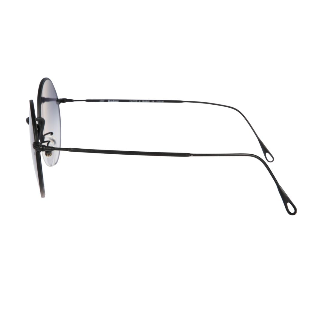 Lucio Minimalist Round Frame Sunglasses with Gradient Lenses