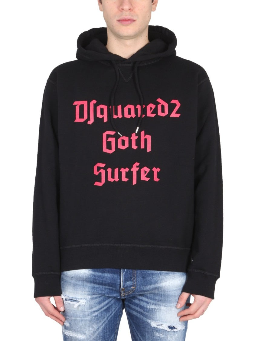 Relaxed-Cut Hooded Sweatshirt