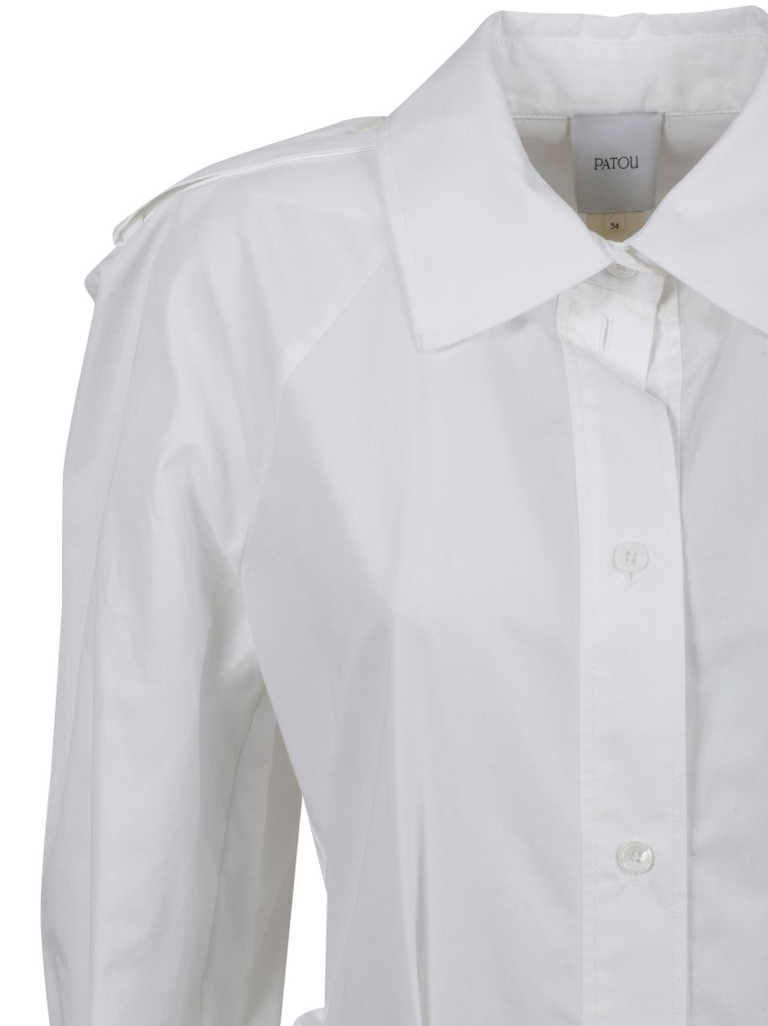 Classic Shirt Dress With Belted Waist