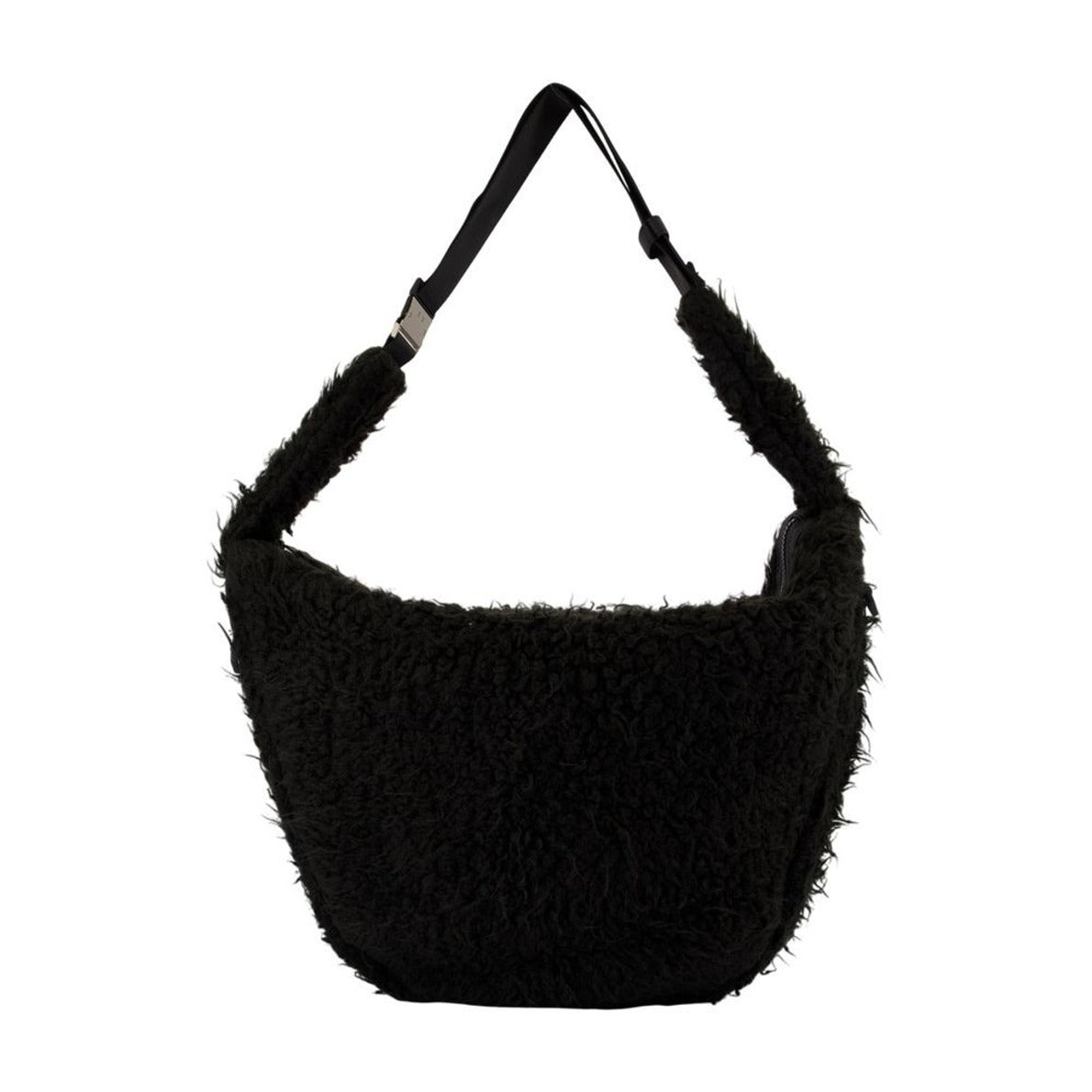 Soft Textured Synthetic Crossbody Shoulder Bag