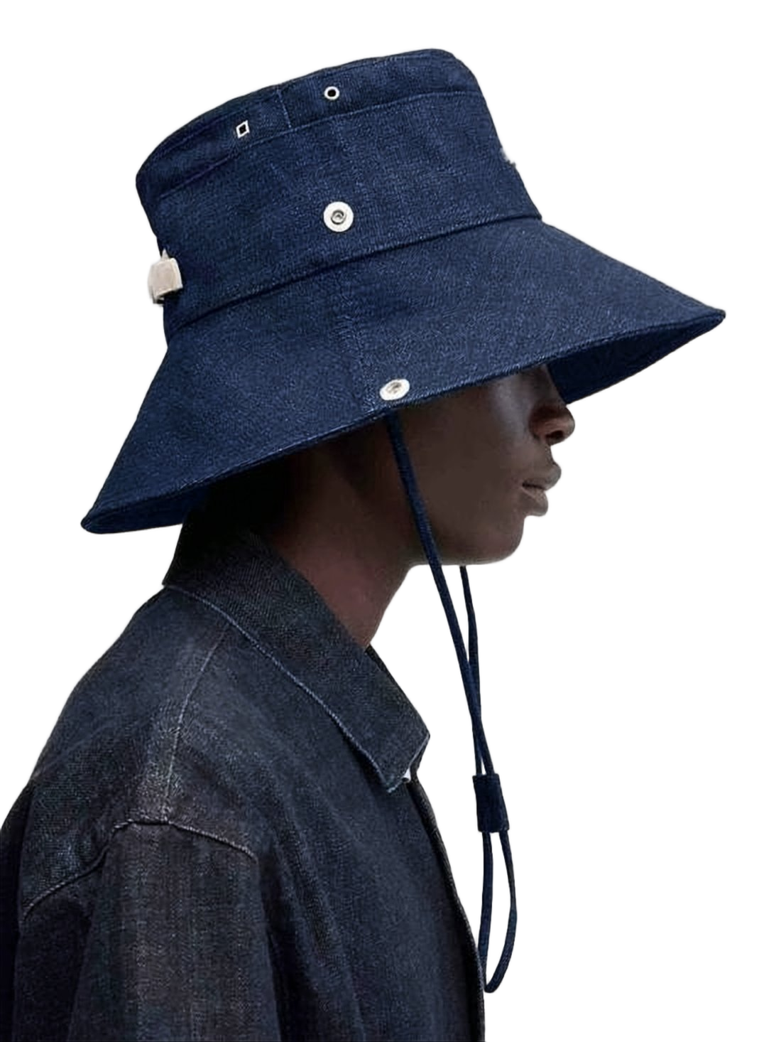 Bucket Hat with Structured Crown