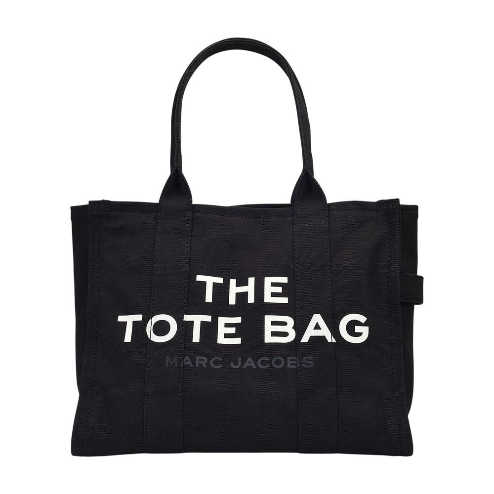 The Large Tote Bag - Black - Cotton
