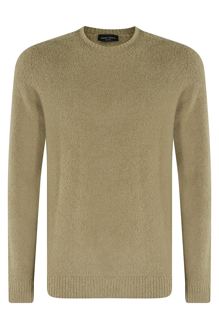 Military-Inspired Long Sleeve Sweater