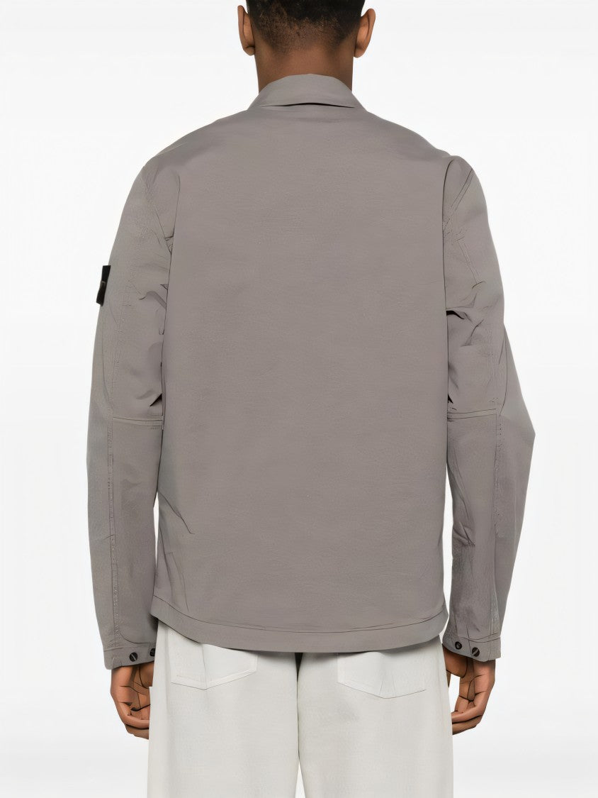 Contemporary Casual Jacket with Textured Finish