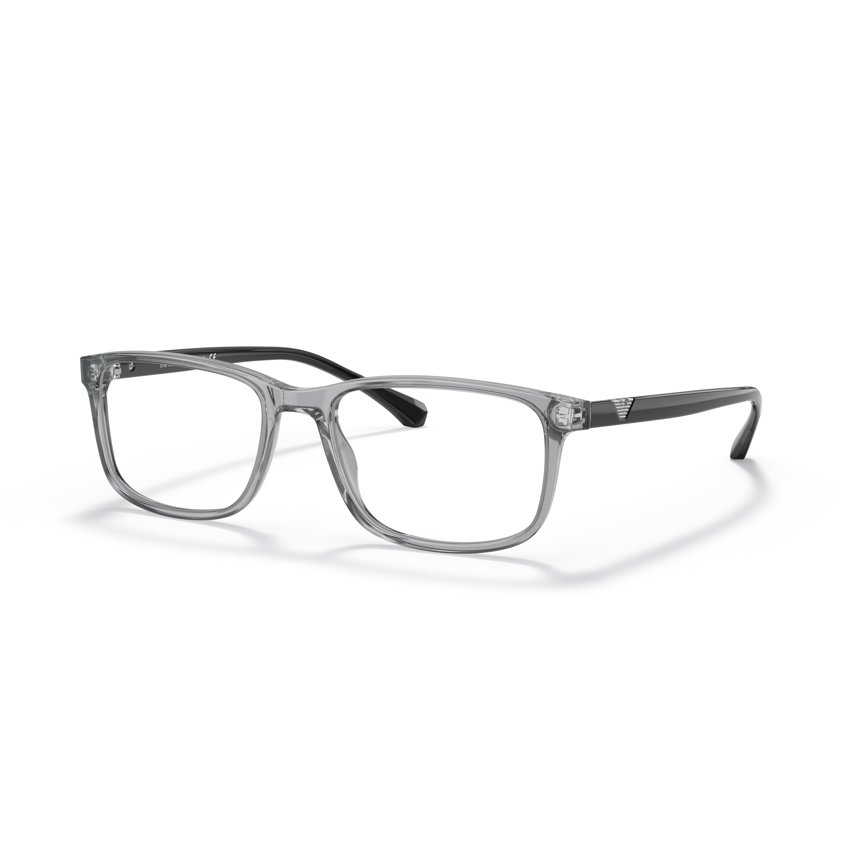 0ea3098 Translucent Grey Acetate Rectangular Eyeglasses