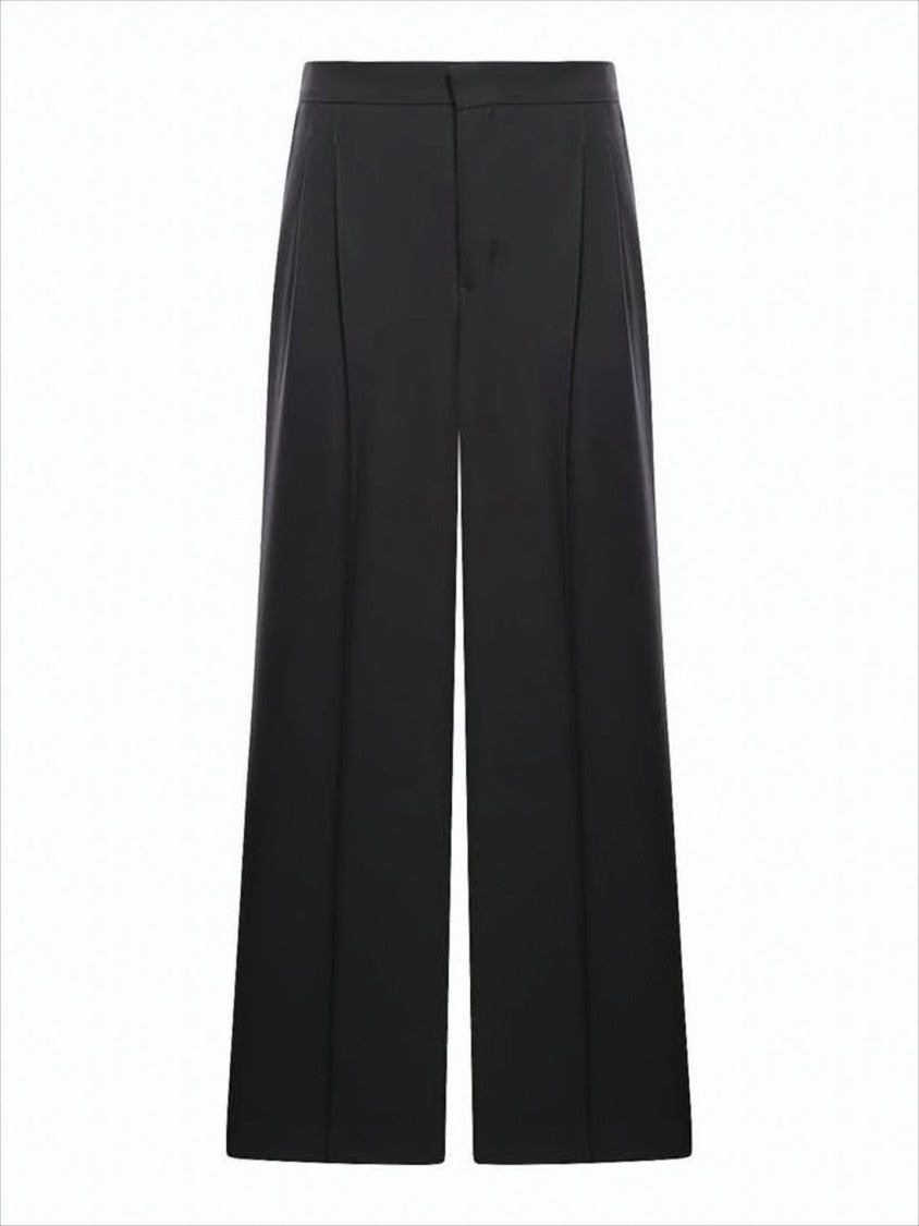 Tailored Suit Pants With High Waist And Front Pleats