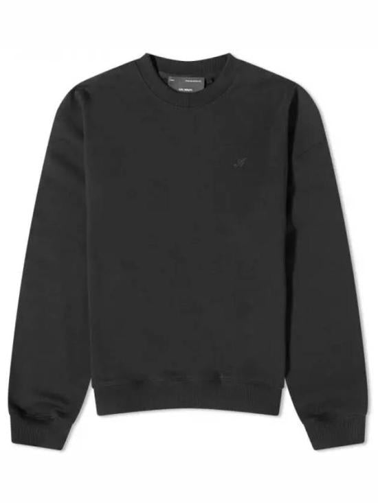 Long-Sleeve Crewneck Sweatshirt with Embroidered Logo