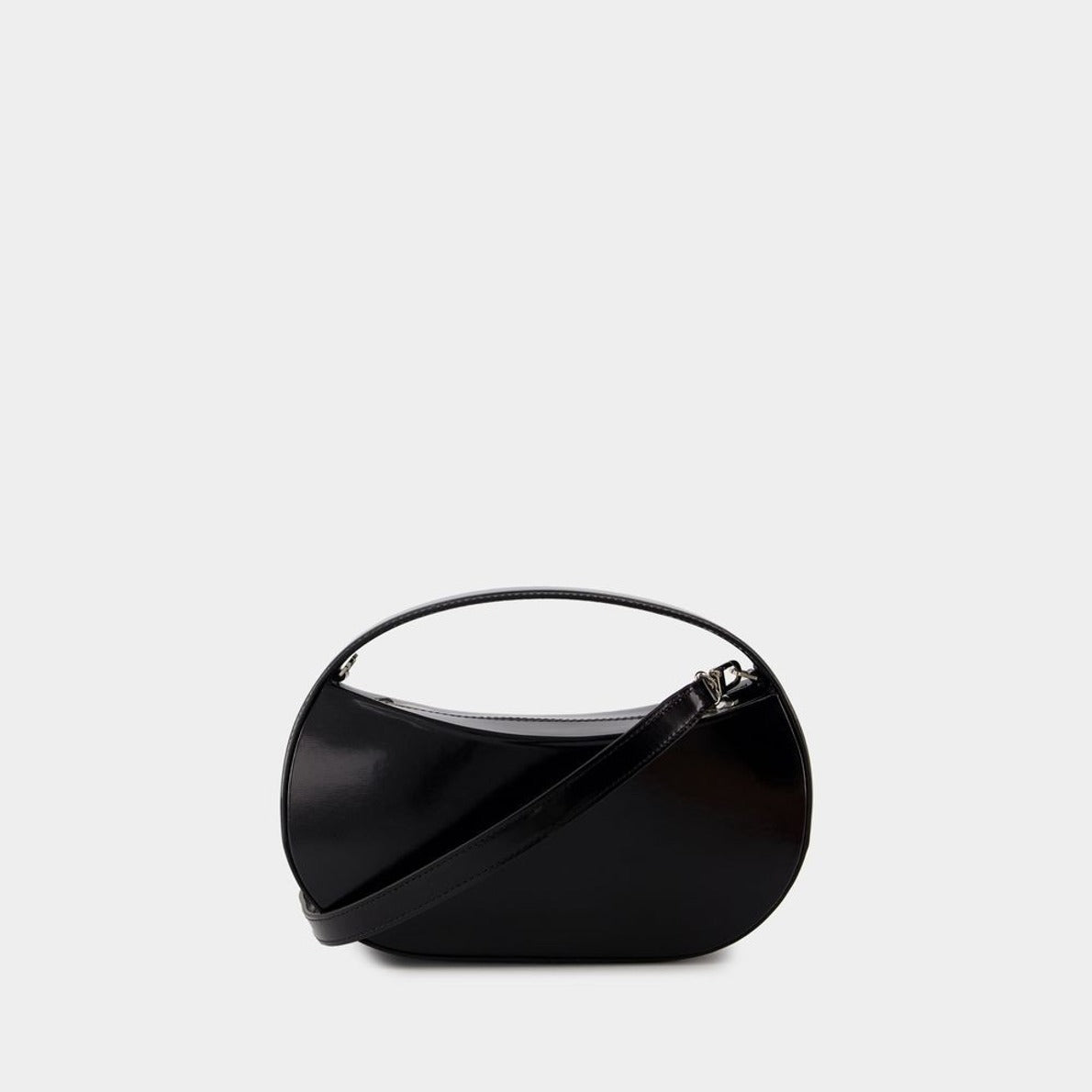Small Sound Swipe Bag - Leather - Black