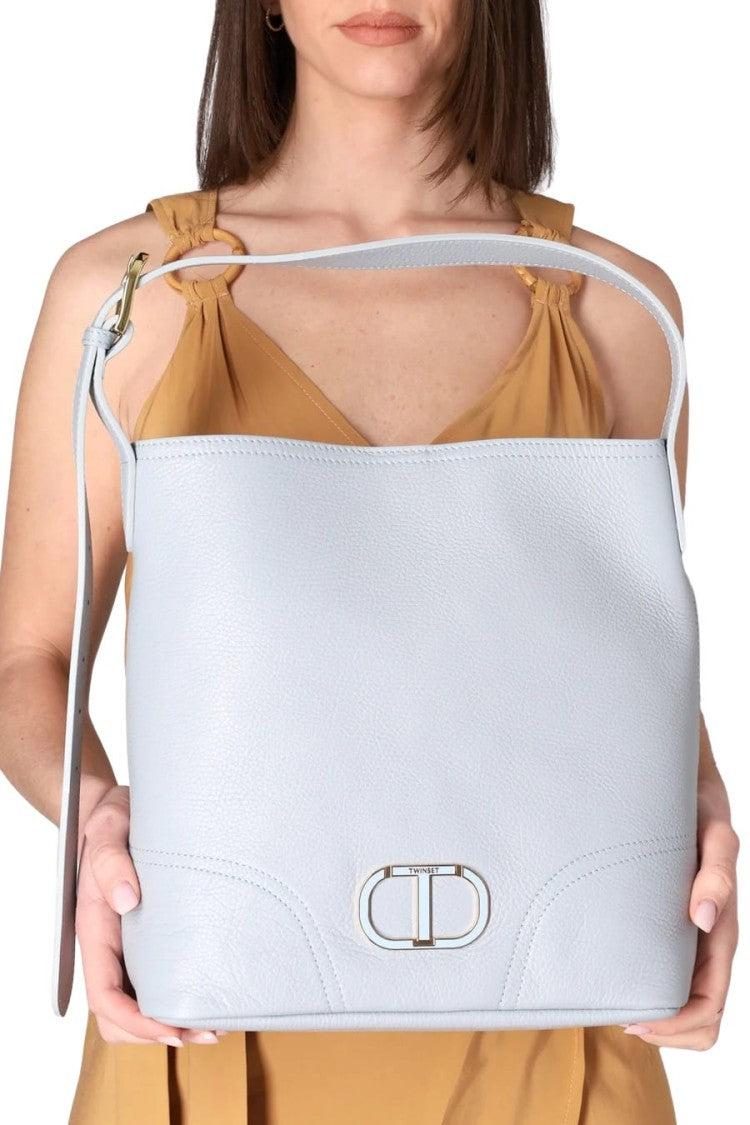 Blue Tear 'New York' Hobo Bag