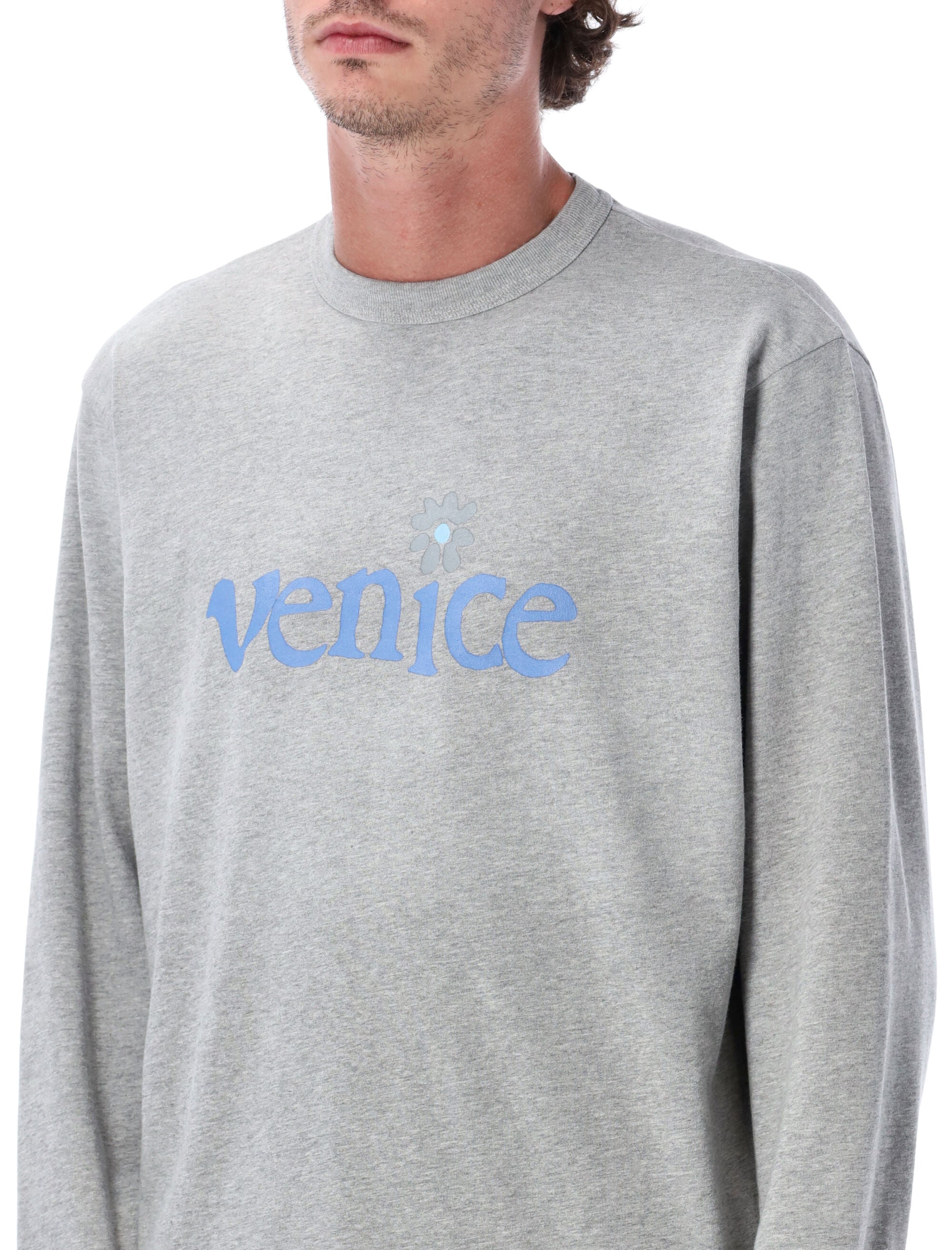 Venice Long Sleeve T-Shirt In Grey