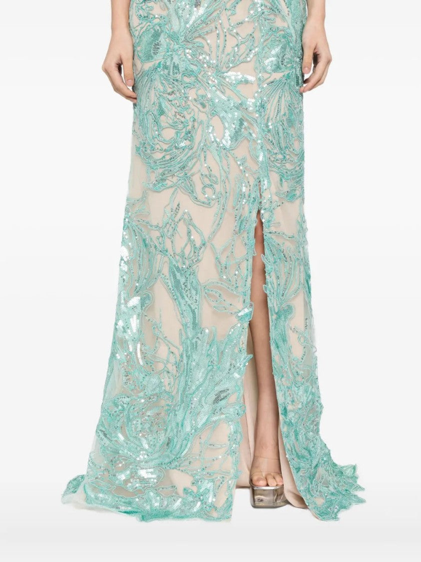 Embroidered Long Dress