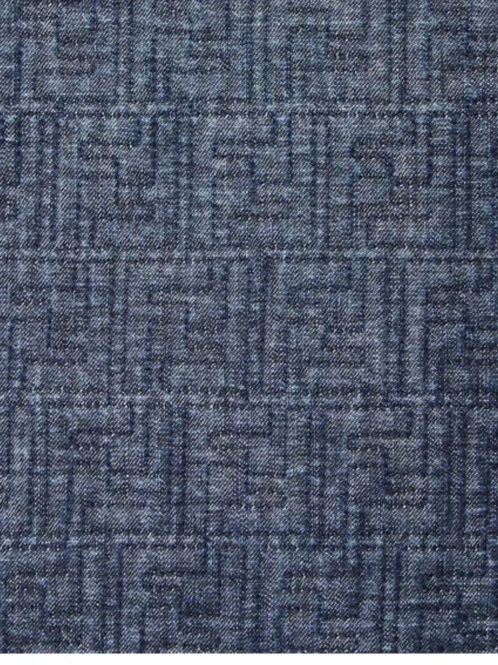 Cropped Denim Jacket with Embossed Texture