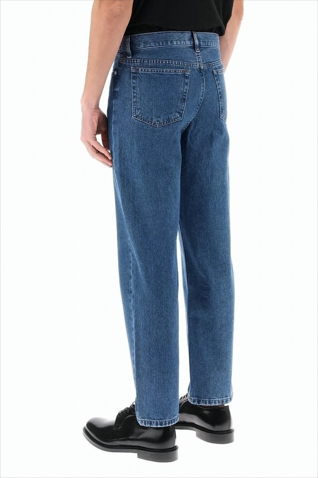 Classic Straight-Leg Denim Pants