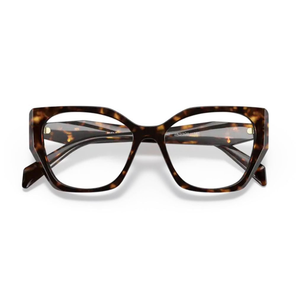 Pr18Wv Havana Acetate Squared Cat-Eye Optical Glasses