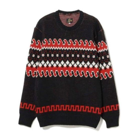 Geometric Pattern Wool Sweater