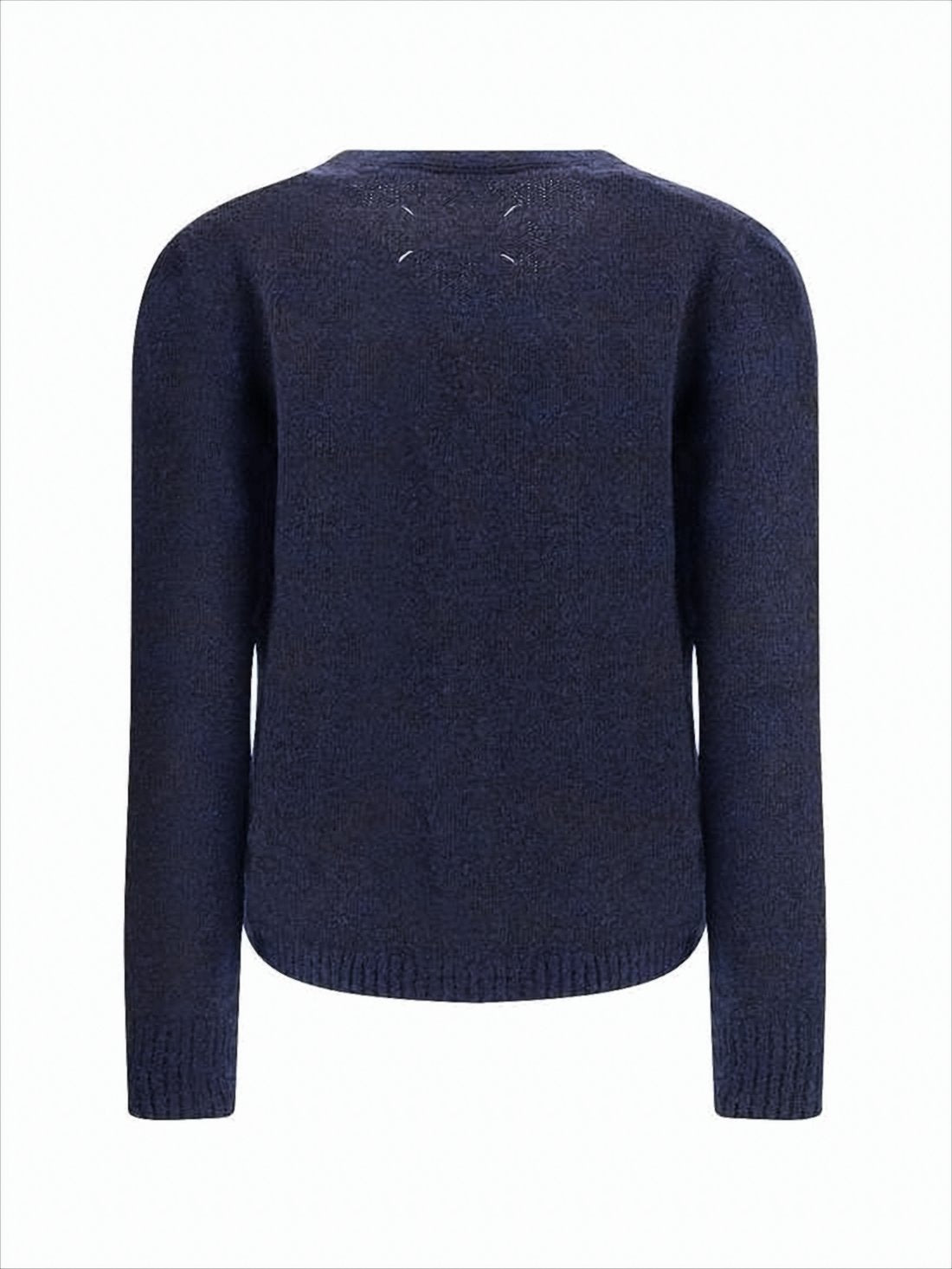 Cropped Deep V-Neck Cardigan with Textured Knit