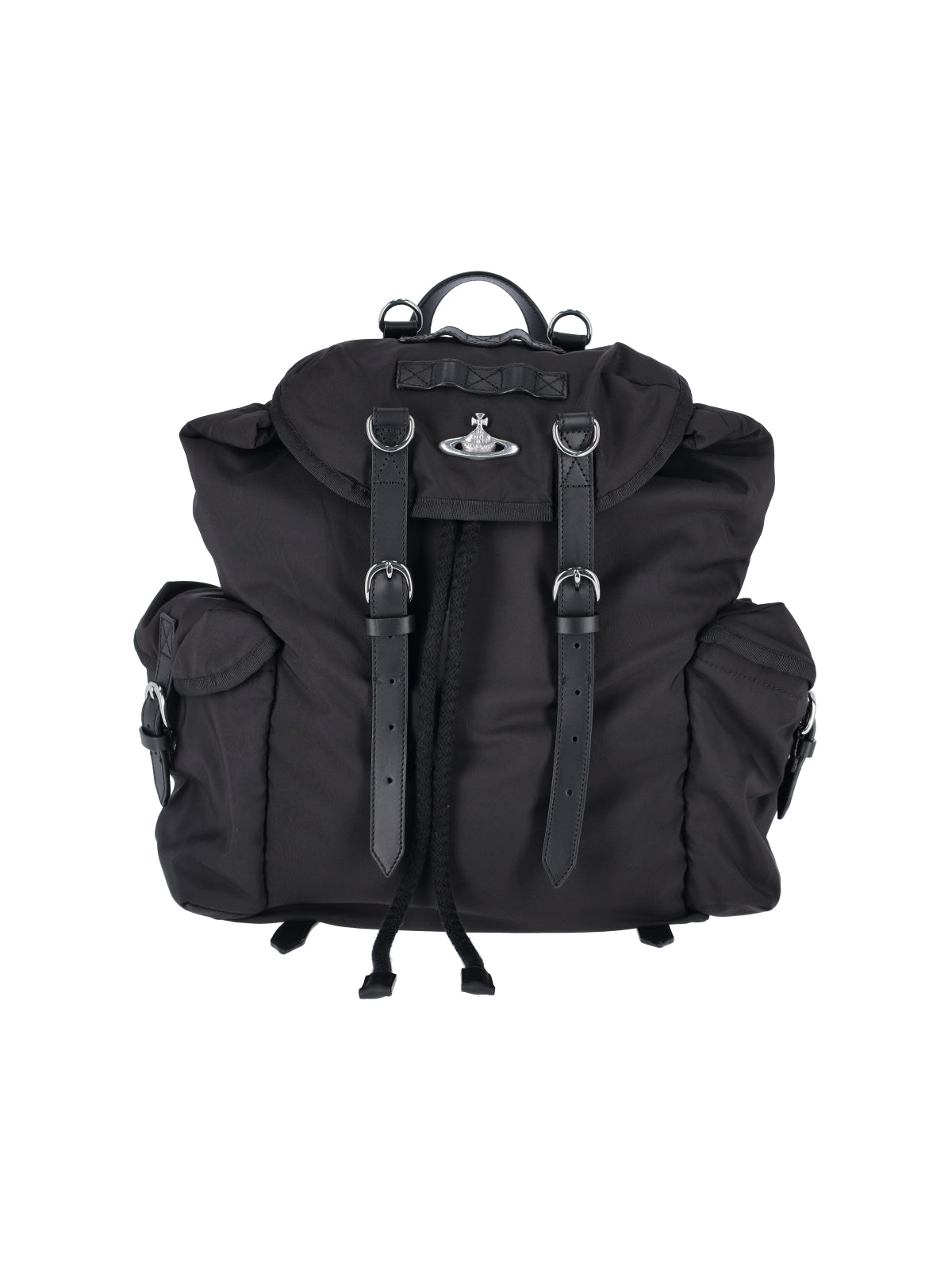 Structured Black Bag With Top Handle