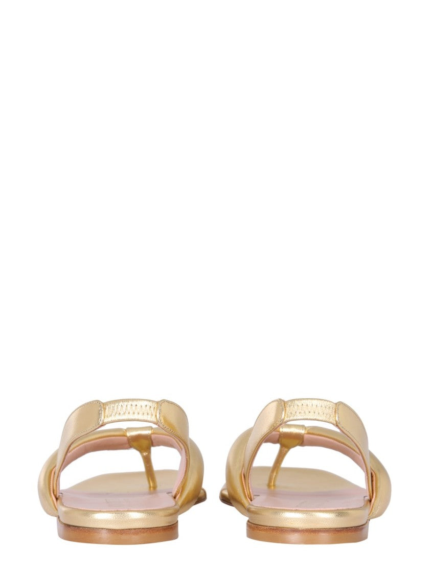 Leather Slingback Sandals