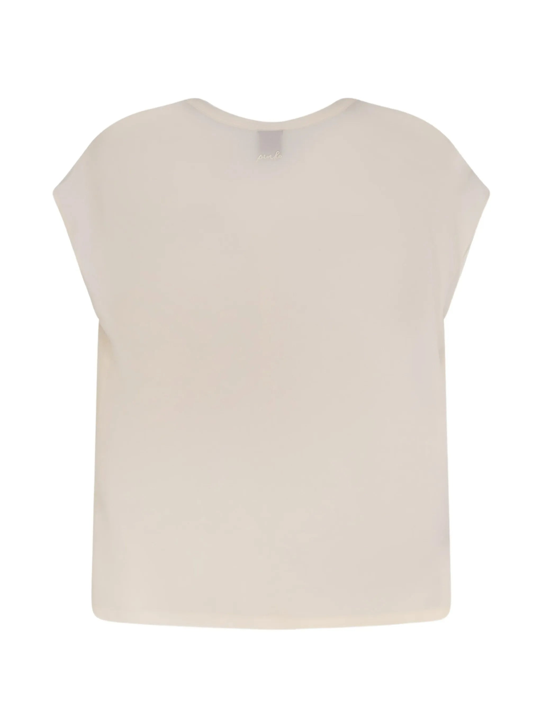 Blossom Boxy Short-Sleeved Fabric T-shirt