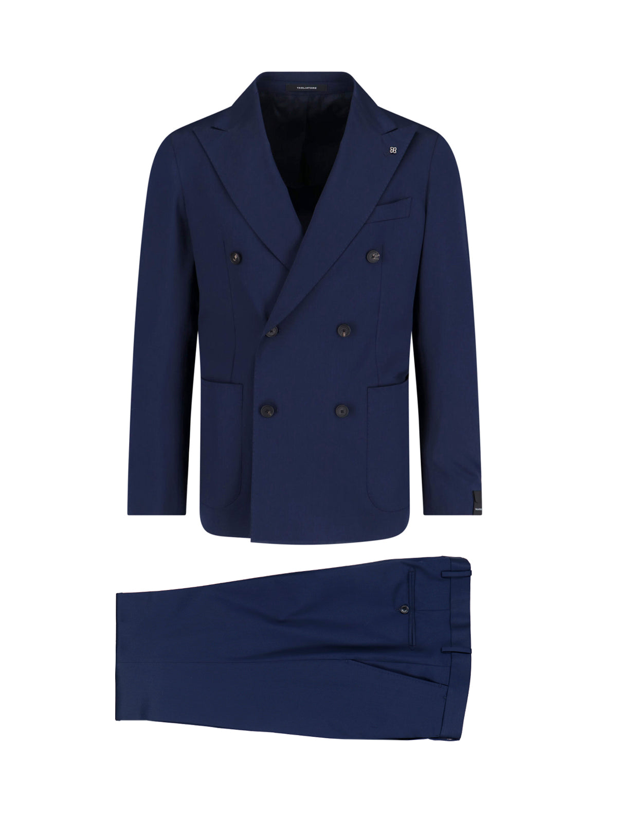 Tailored Black Dress With Notched Lapel And Structured Silhouette
