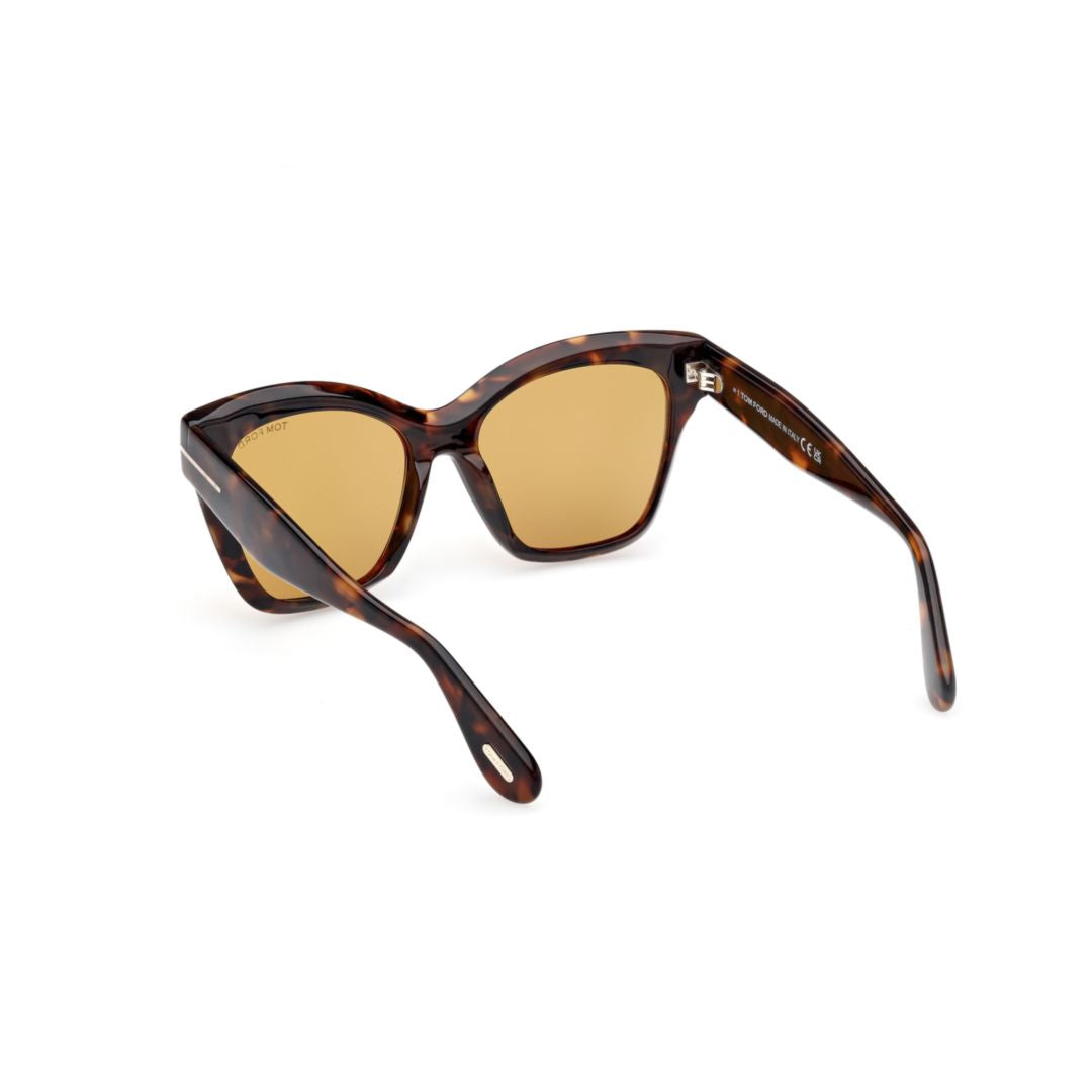 Ft1217 Square Frame Tortoiseshell Sunglasses