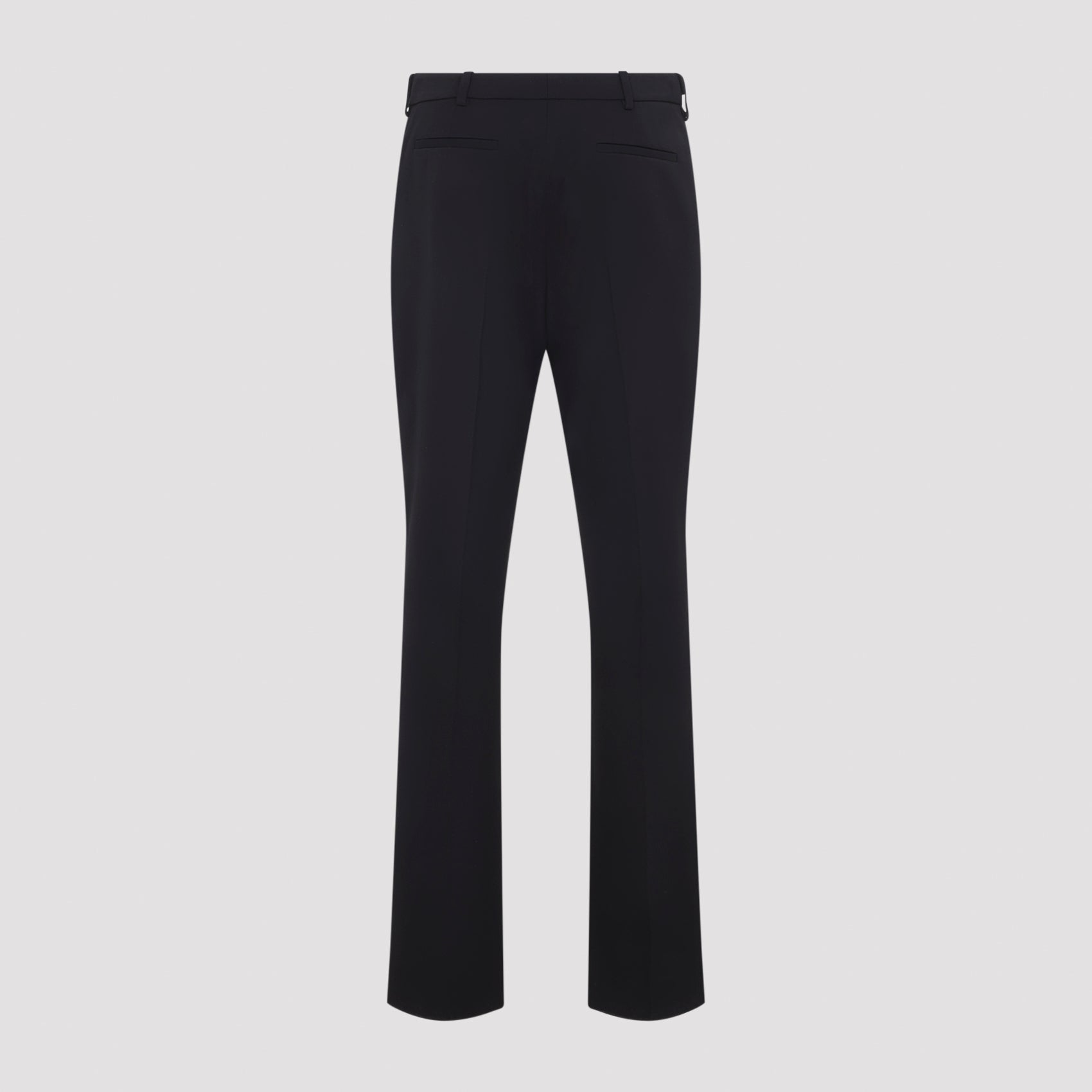 Wool Blend Tailored Trousers