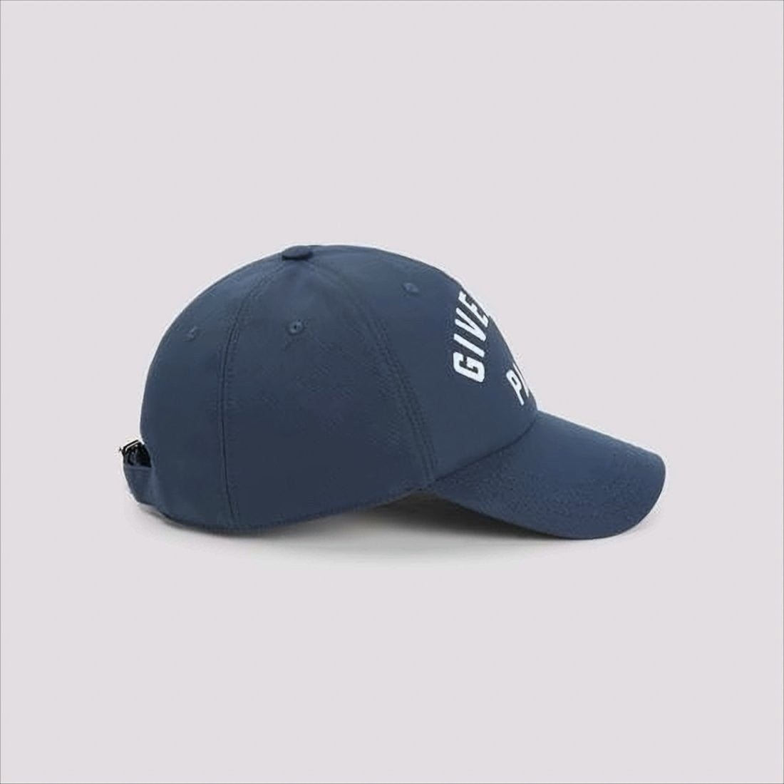 Structured Cotton Baseball Cap with Arched Embroidery