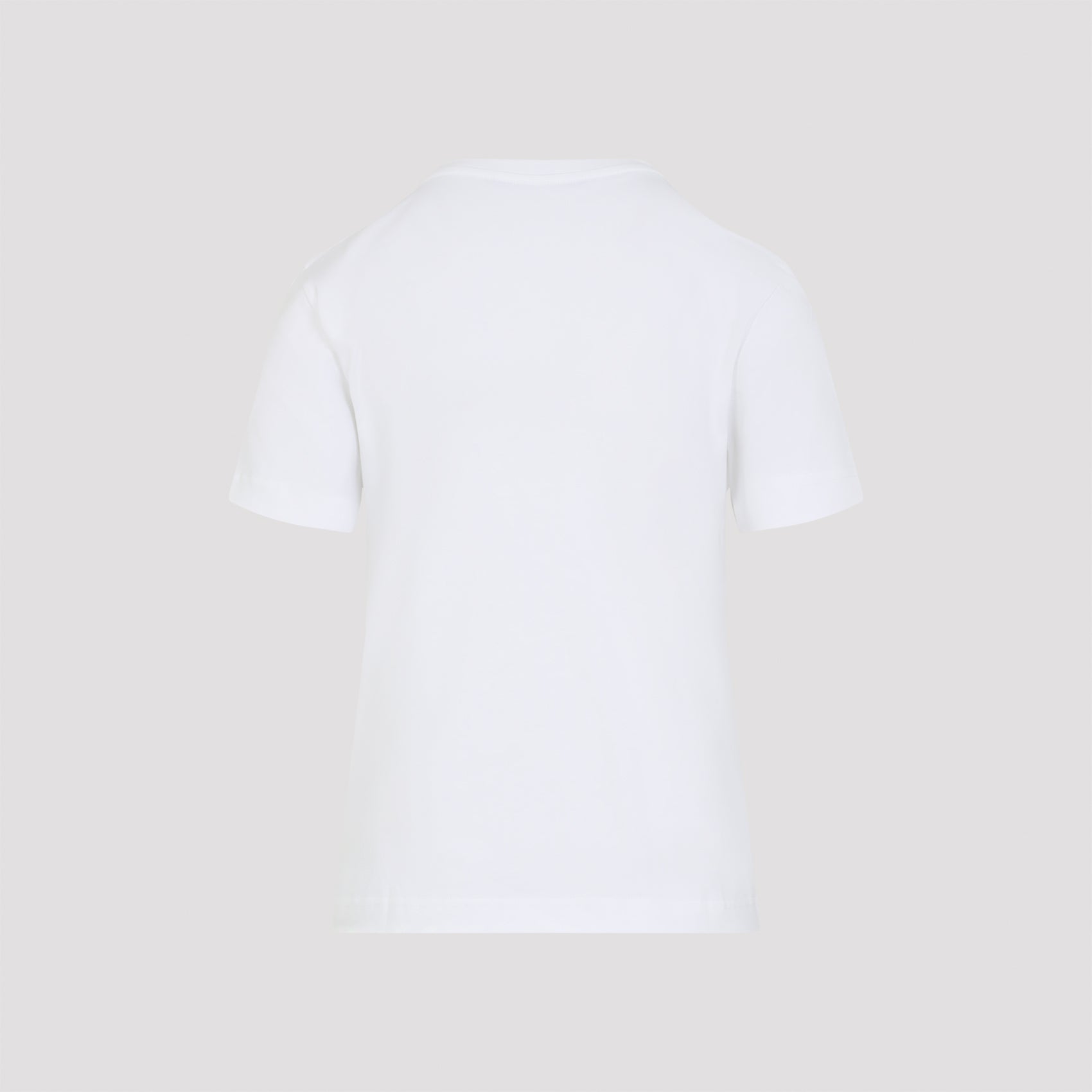 Short-Sleeve Cotton T-Shirt With Rectangular Patch