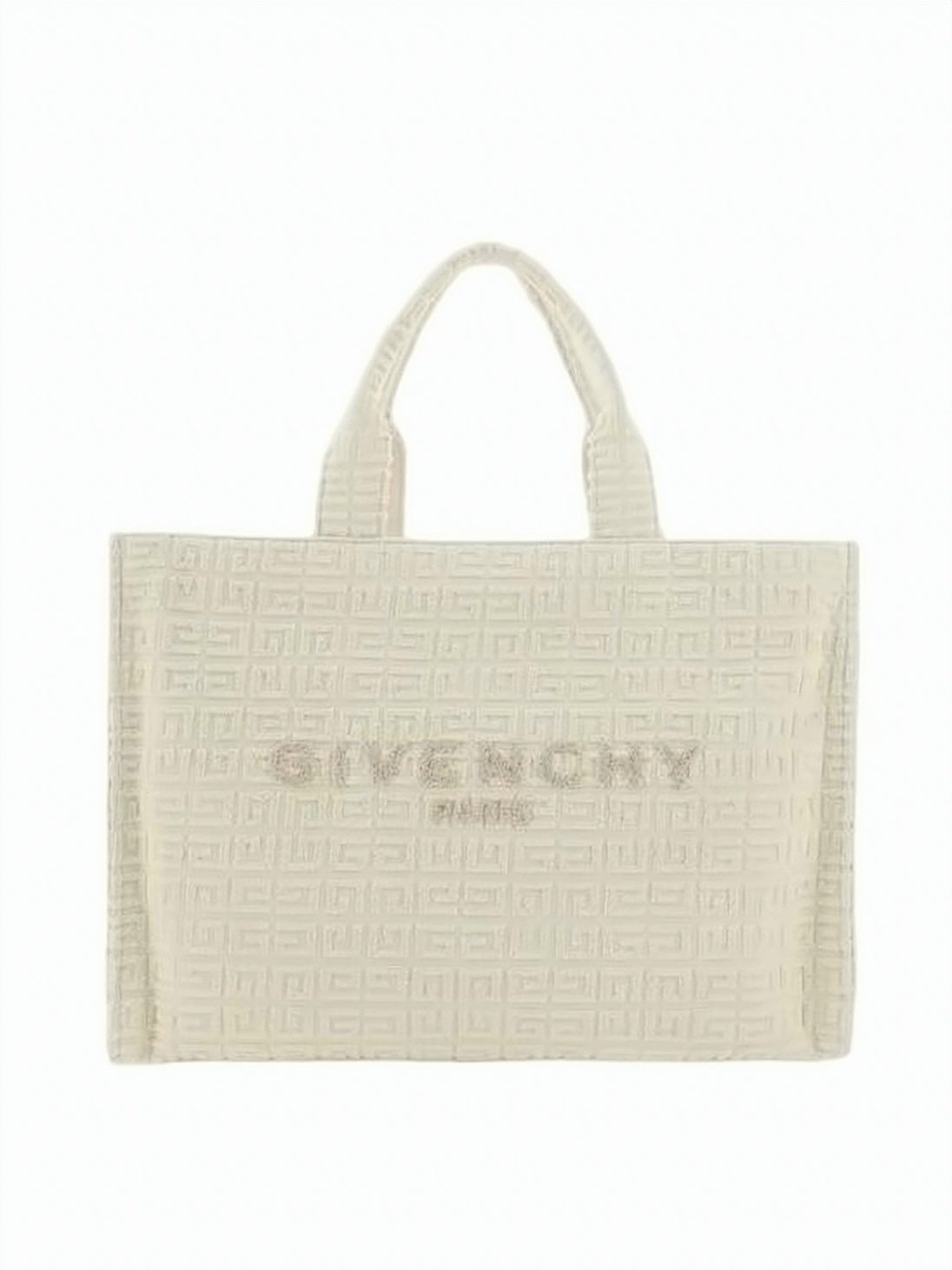 Textured Canvas Shoulder Bag