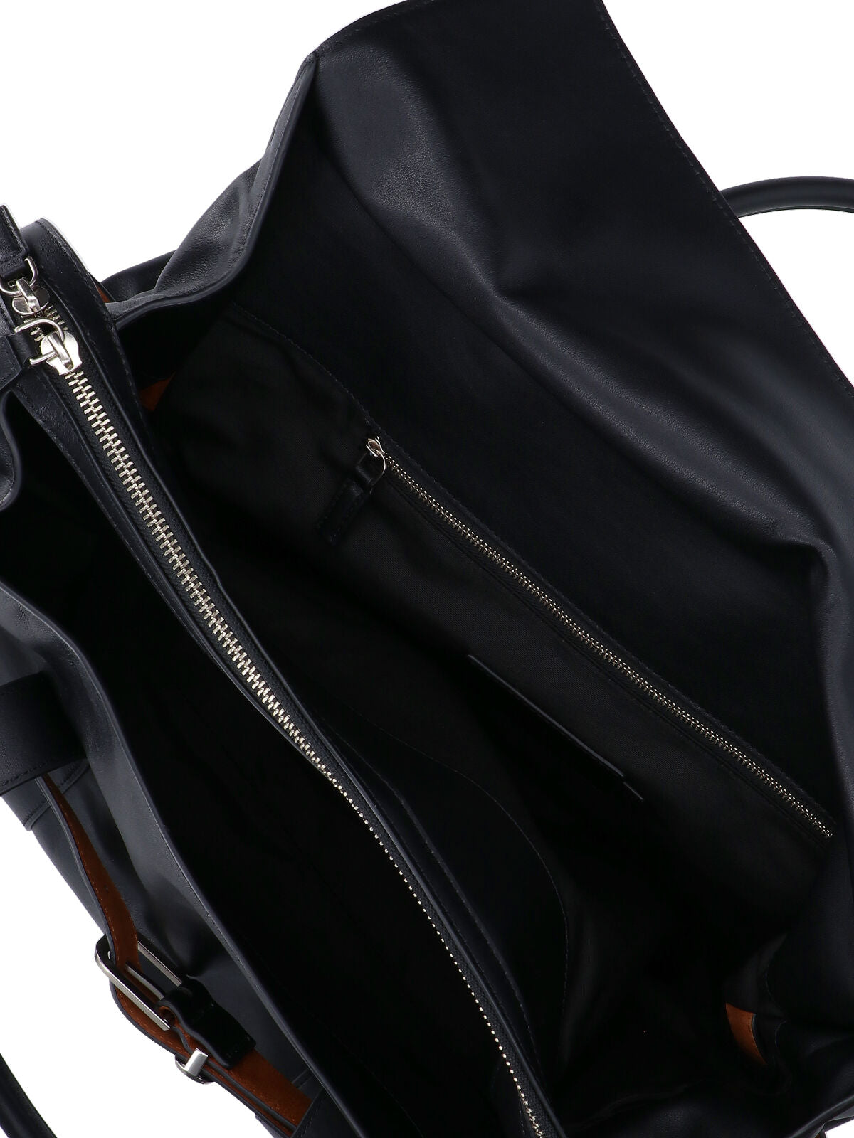 Black Dakota Leather Tote Bag