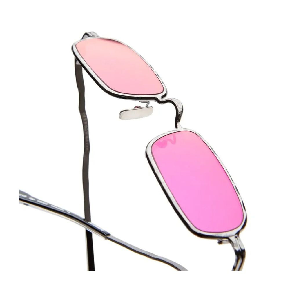 Mask Z18 Sculptural Eyewear With Fuchsia Lenses