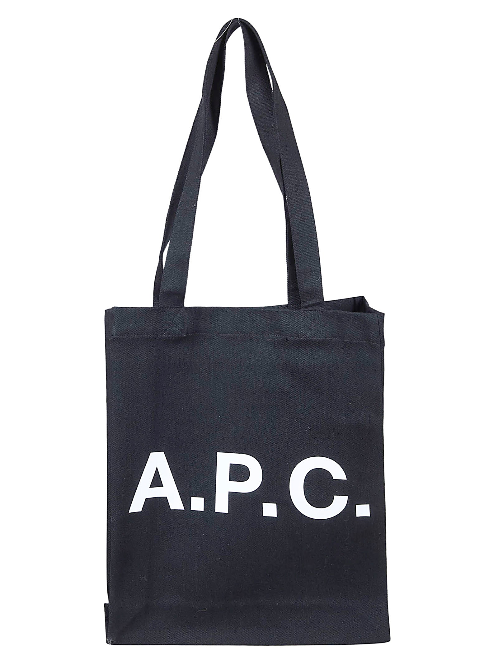 Black Tote Bag with Bold Logo