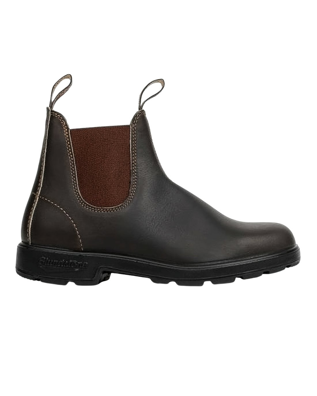 Brown Cowhide Leather Ankle Boots