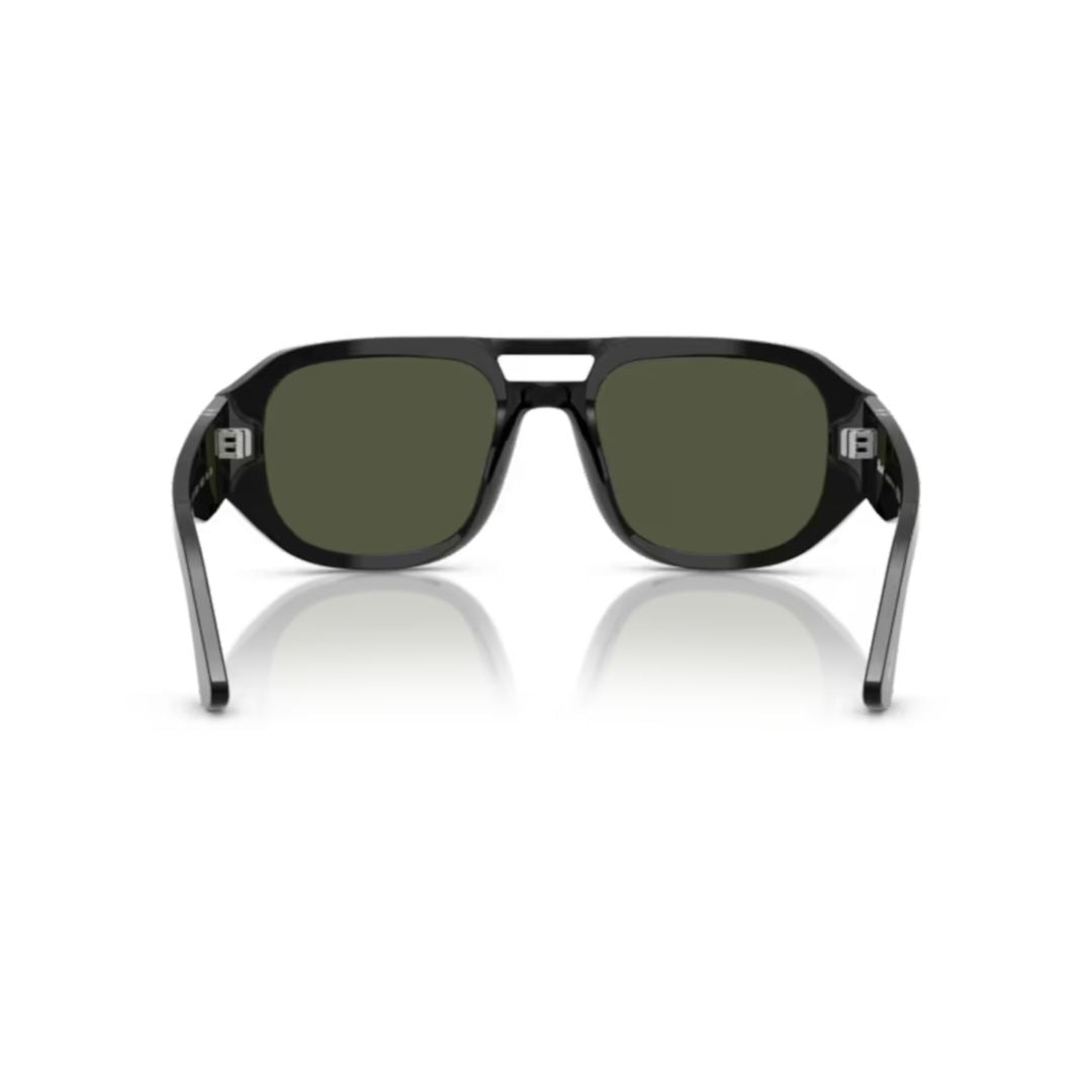 0po3373s Square Acetate Sunglasses with Double Bridge