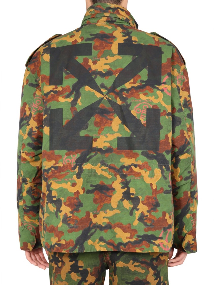 Bold Camouflage Padded Jacket
