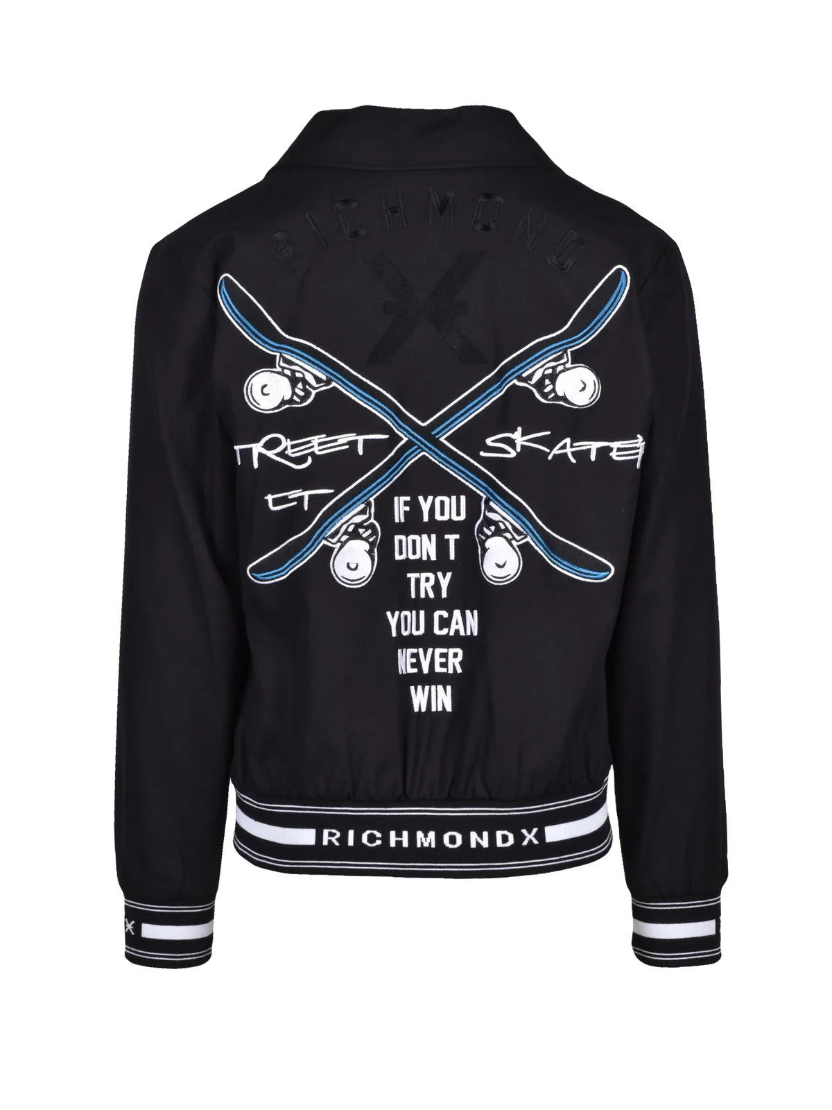 Black Cotton College Jacket