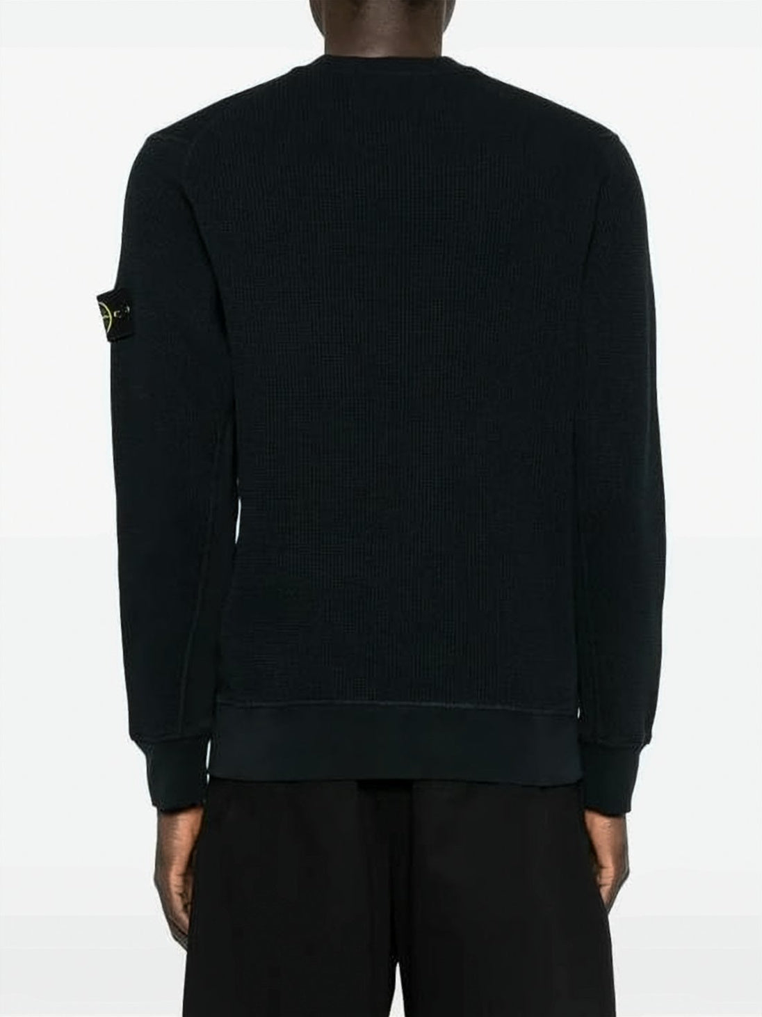 Textured Knit Long-Sleeve Shirt