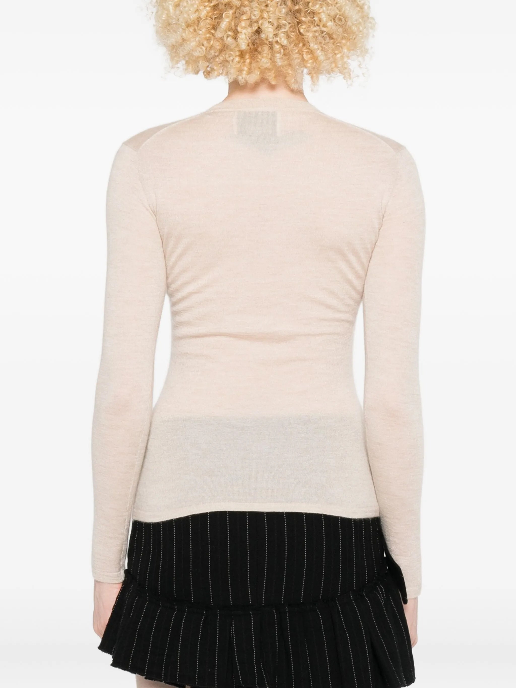 Black Ilona Crew Neck Pullover