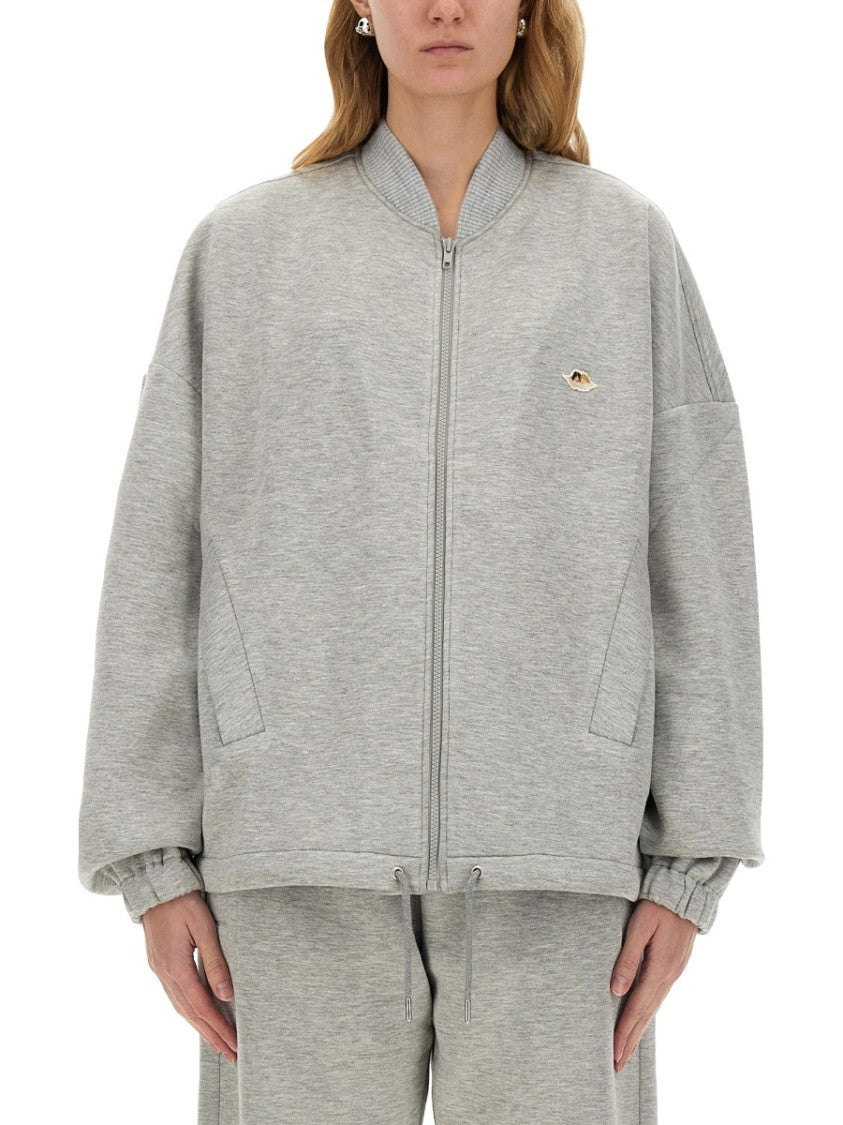 "Angel" Zippered Sweatshirt