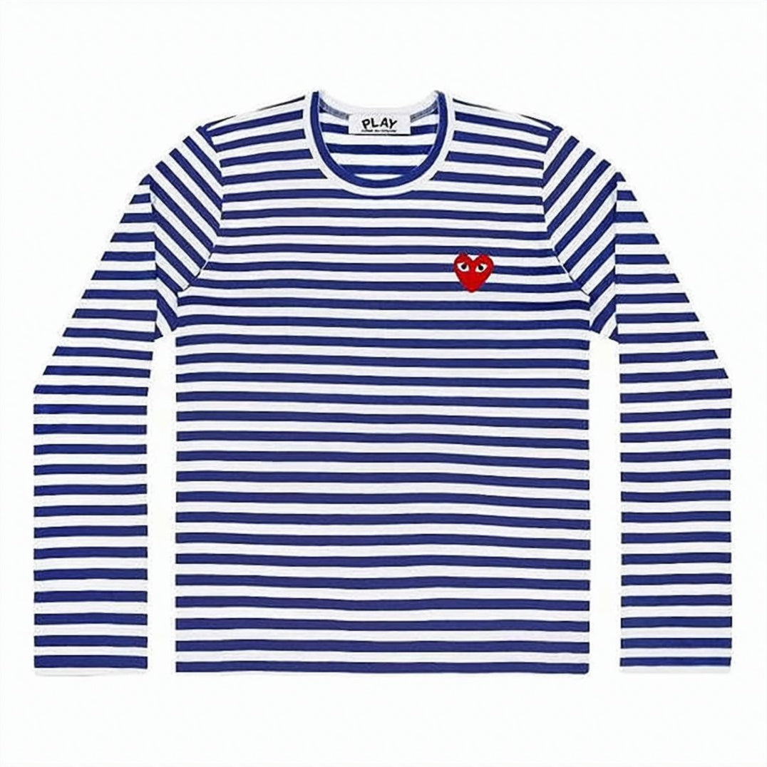 Striped Long-Sleeve Comme Des Garçons Shirt