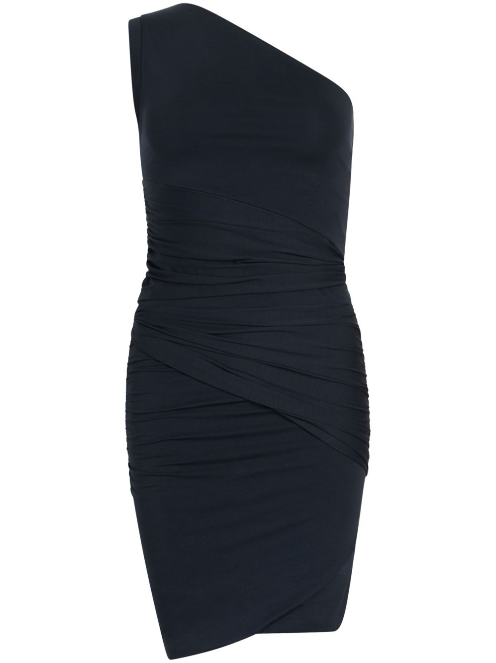 Midnight Blue Asymmetric Mini Dress
