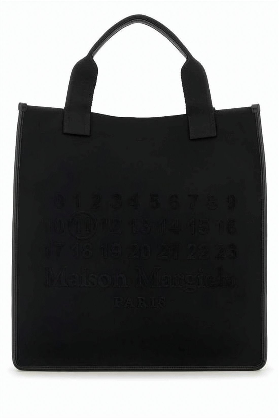 Structured Black Tote Bag