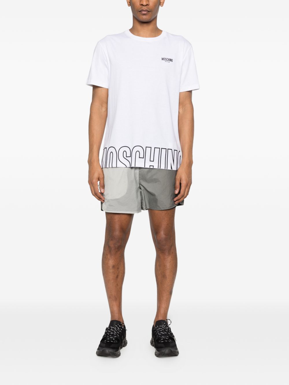 White Cotton Logo T-Shirt