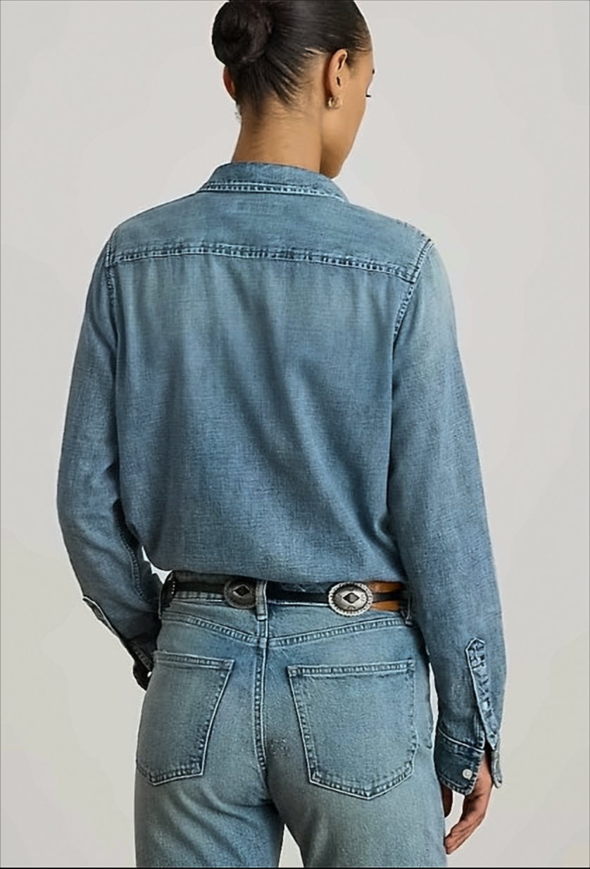 Classic-Fit Denim Shirt