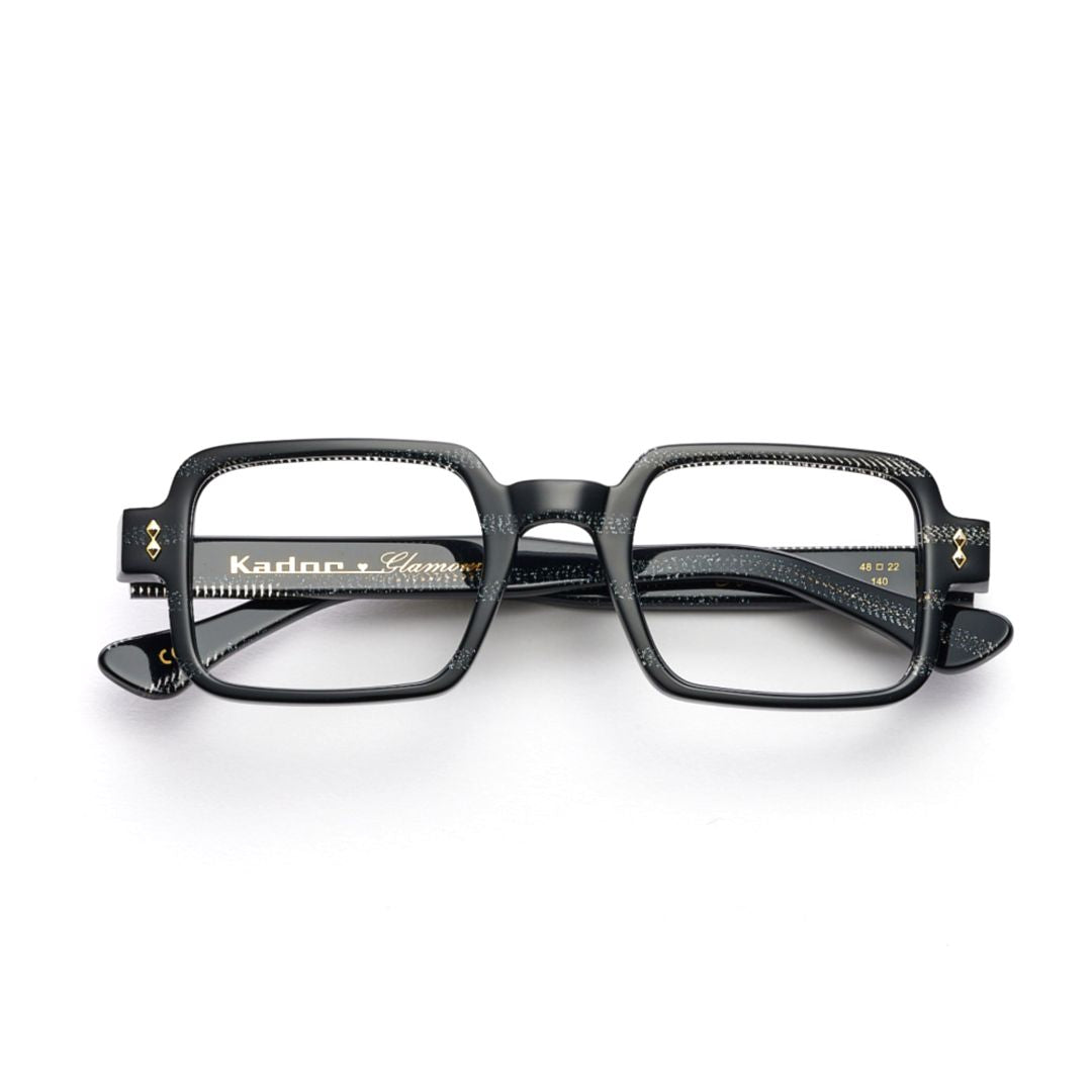 Kolette Glamour Bold Rectangular Frame Sunglasses with Glossy Finish