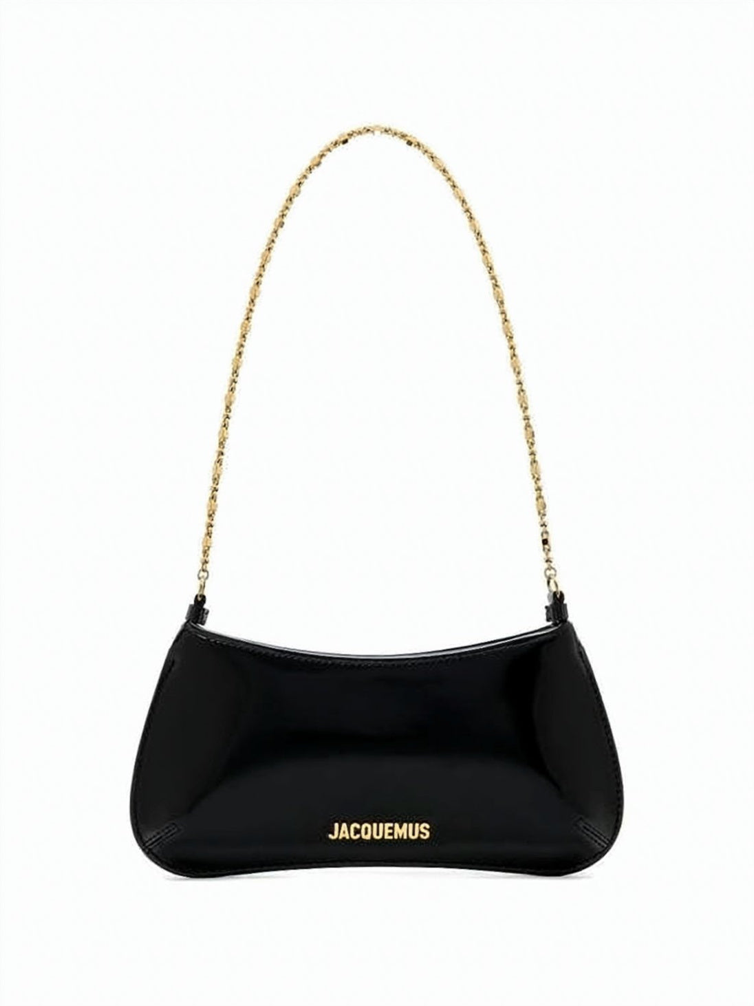 Compact Shoulder Bag in Smooth Leather