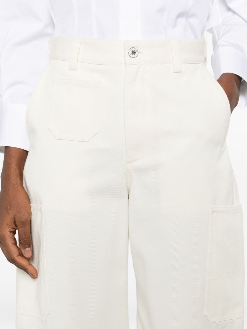 Cropped Shorts with High Waist