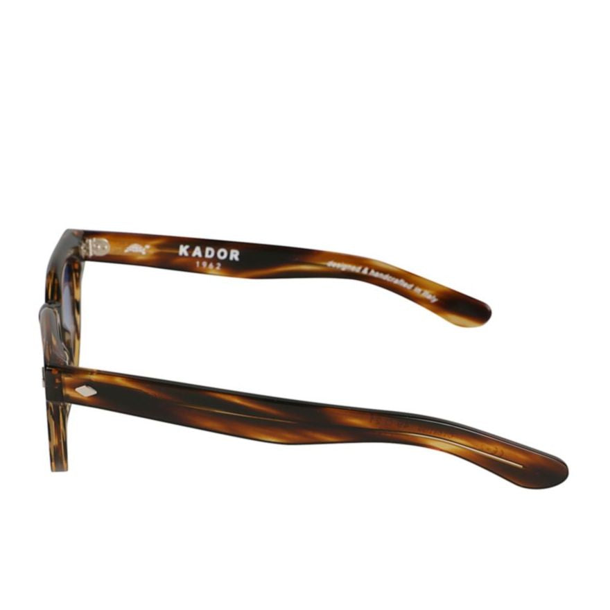 Orbit Tortoiseshell Square Frame Sunglasses with Gradient Blue Lenses